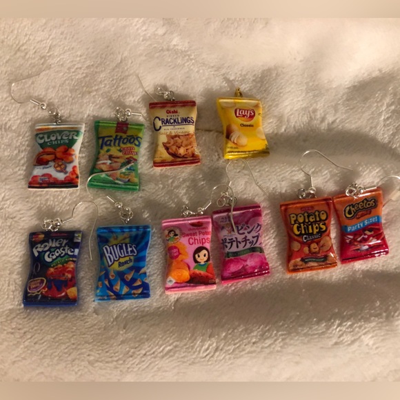 Chip earrings - Picture 1 of 1